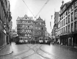 1. Elektrische Straßenbahn Gießens 1909