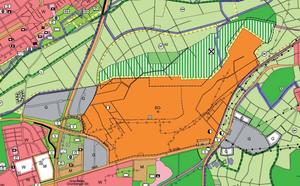 US-Depot Fl&auml;chennutzungsplanausschnitt