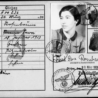 Kennkarte Ren� Rosenbaum