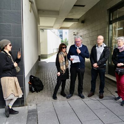 Verlegung Stolperstein Jenny Speier