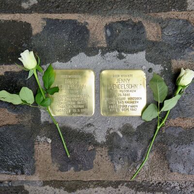 Stolpersteine Louis und Jenny Mendelsohn