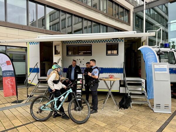 Fahrradcodierung Ordnungspolizei mobile Wache