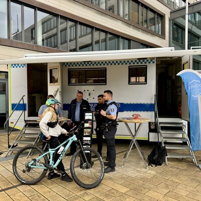 Fahrradcodierung Ordnungspolizei mobile Wache