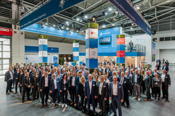 Mittelhessischer Gemeinschaftsstand auf auf der Expo Real 2024 am 07.10.2024 in M�nchen