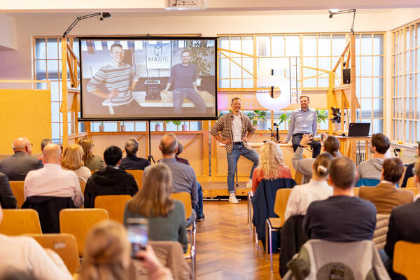 Die beiden Gr�nder des Makerspace Gie�en