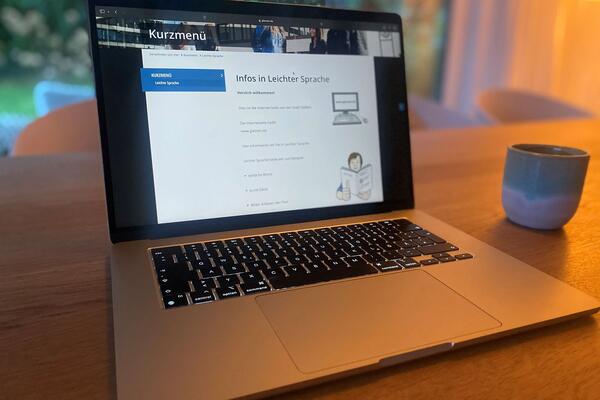 Website Stadt Gieen mit Leichter Sprache