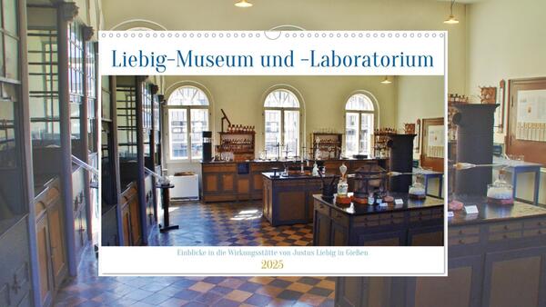 Titelbild des Liebig-Museum-Kalenders 2025 mit einem Foto von Prof. Dr. Klaus Prei�ner