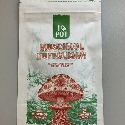 Muscimol Duftgummy - Verpackung R�ckseite