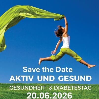 Veranstaltungsplakat "Gesundheits- & Diabetestag"