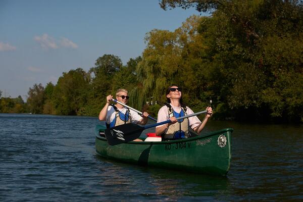 Kanufahrt auf der Lahn2