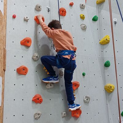 Pflegekindertag des Jugendamtes in der Kletterhalle