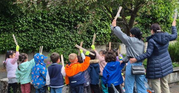 Kinder bei Sauberhaftem Kindertag 2025