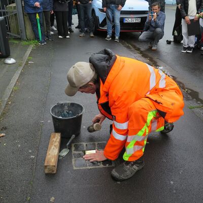 Stolpersteinverlegung Wilhelmstra�e 10