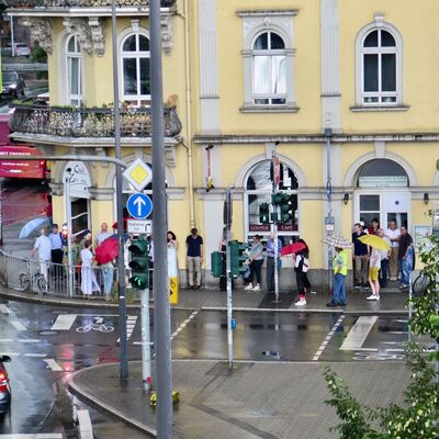 Stolpersteinverlegung Bahnhofstra�e 50