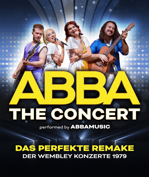 ABBA - The Concert - Veranstaltungsplkat