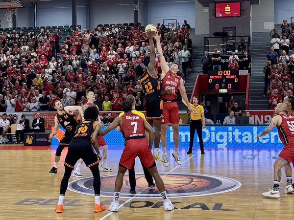 Gie�en 46ers Spielszene BBL Pokal 2025