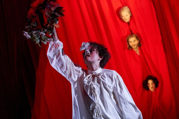 Szene im Theaterst�ck "Prinz Friedrich von Homburg"