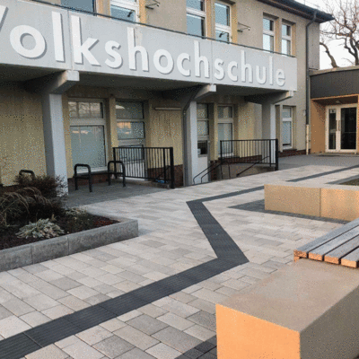 Gestaltung von Sitzgelegenheiten im Grnen