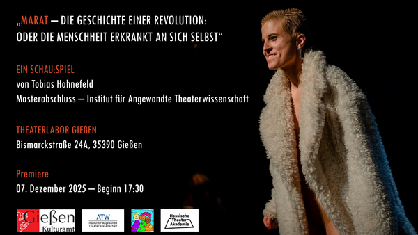 MARAT - DIE GESCHICHTE EINER REVOLUTION: ODER DIE MENSCHHEIT ERKRANKT AN SICH SELBST