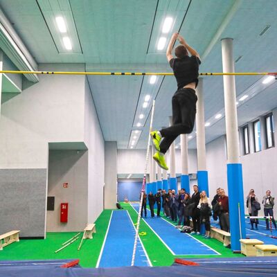Die neue Sporthalle der Liebigschule bietet Platz fr eine Vielzahl an Sportarten.