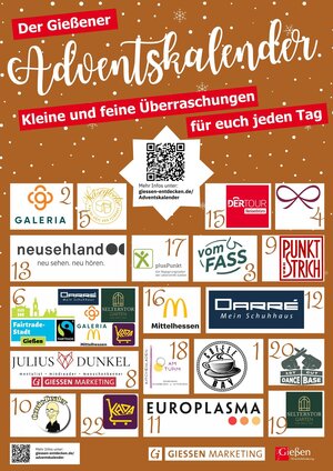 Adventskalender Gie&szlig;en 2025