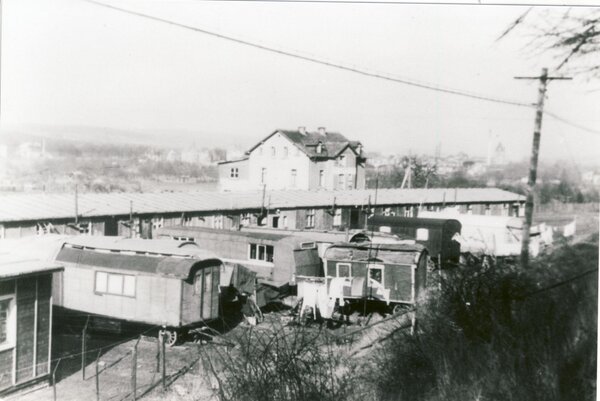 StdtAG Wohnwagen am Gterbahnhof, undatiert