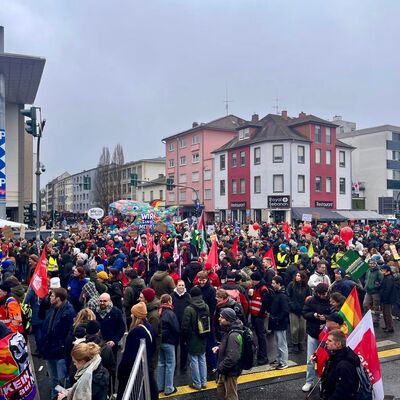 Eindrcke von der Kreuzung unterhalb der Sachsenhuser Brcke