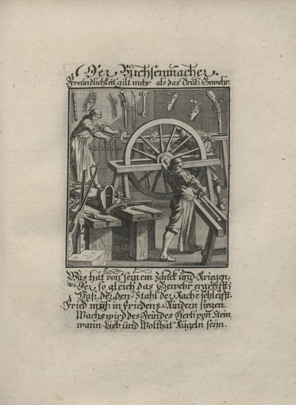 Ausstellungsexponat "B�chsenmacher" 