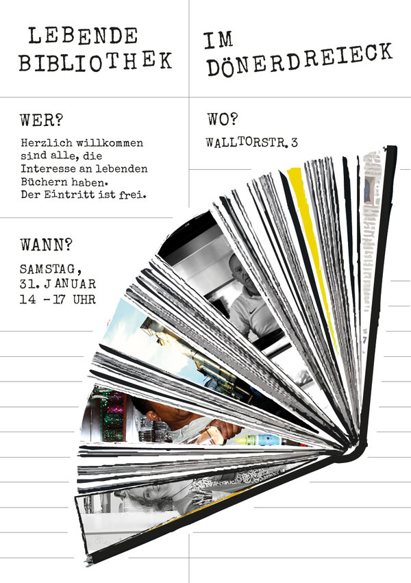 Flyer Lebende Bibliothek D�nerdreieck