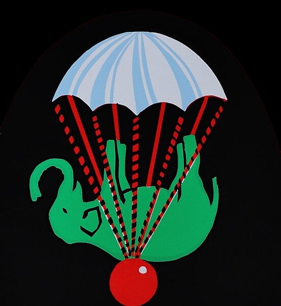 Kinderkunst Elefant - Austellung Walldorf