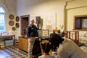 Vortragender im Liebig-Museum