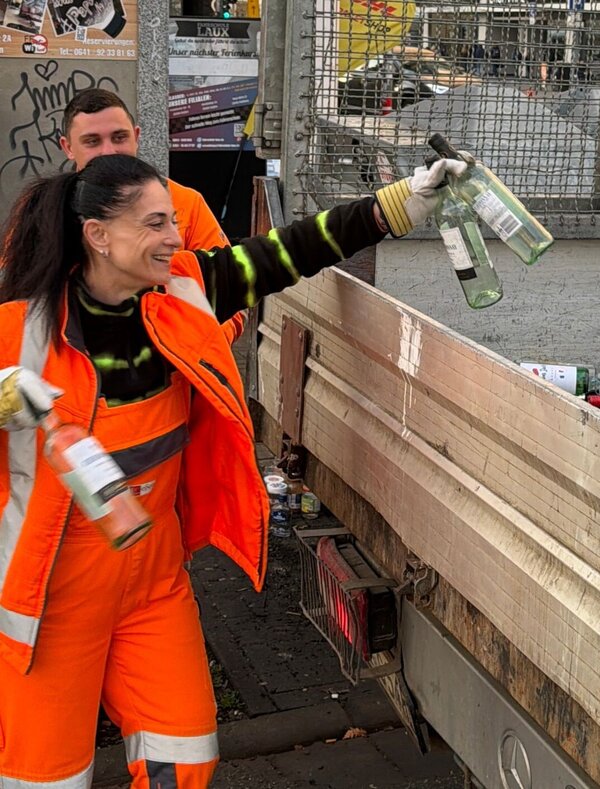 Glascontainer Stadtreinigung