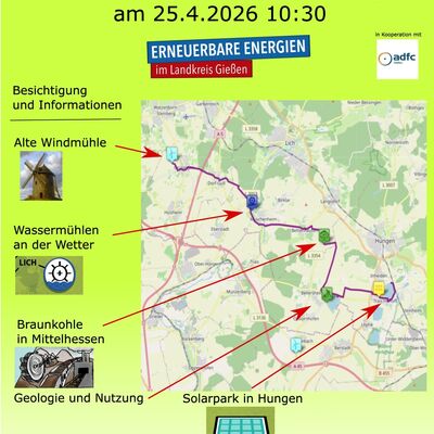 Plakat "Einladung Tour der Energien"