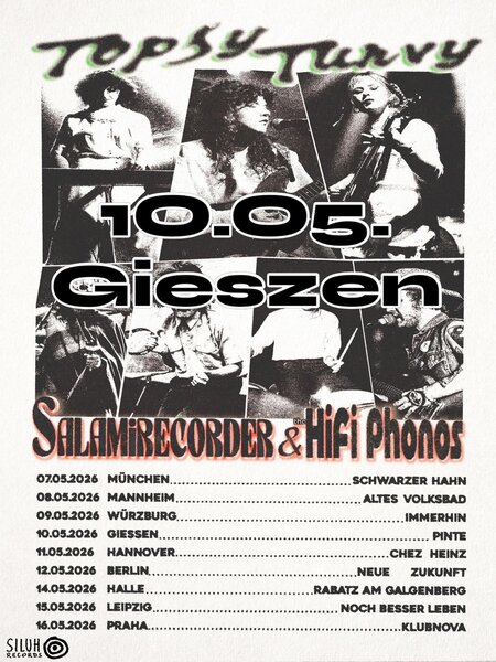 Plakat - TOPSY TURVY // SALAMIRECORDER & THE HI-FI PHONOS