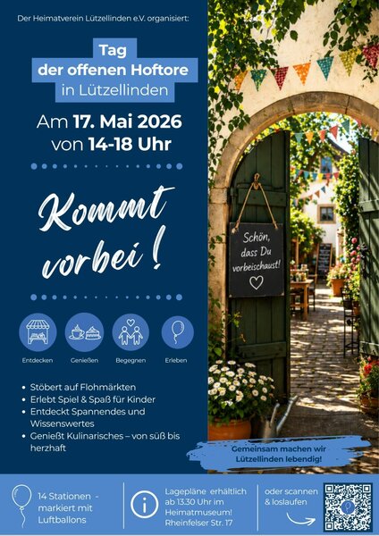 Plakat Tag der offenen Hoftore in L�tzellinden 2026