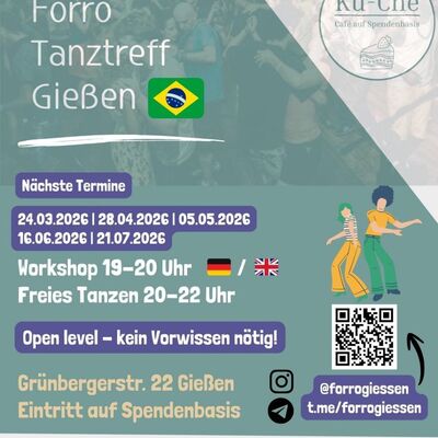 Plakat Forr&oacute; Tanzabend von der K&uuml;Ch&eacute;