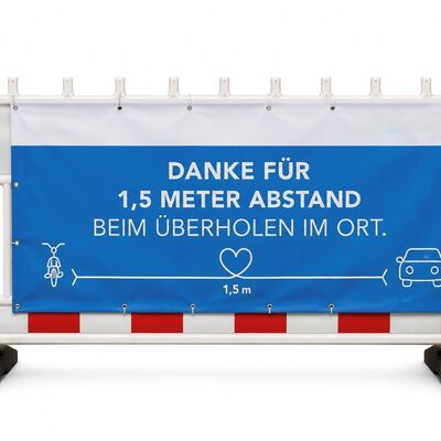 &Uuml;berholabstandbanner neutral KI_generiert