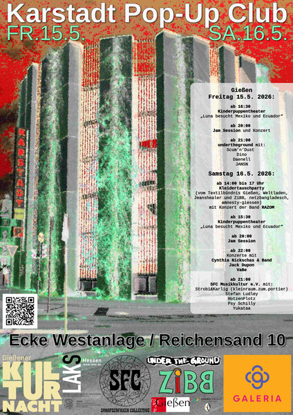 Plakat Auftakt Gie�ener Kulturnacht - M�lange � trois