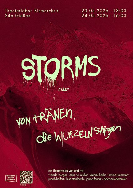 Veranstaltungsplakat storms