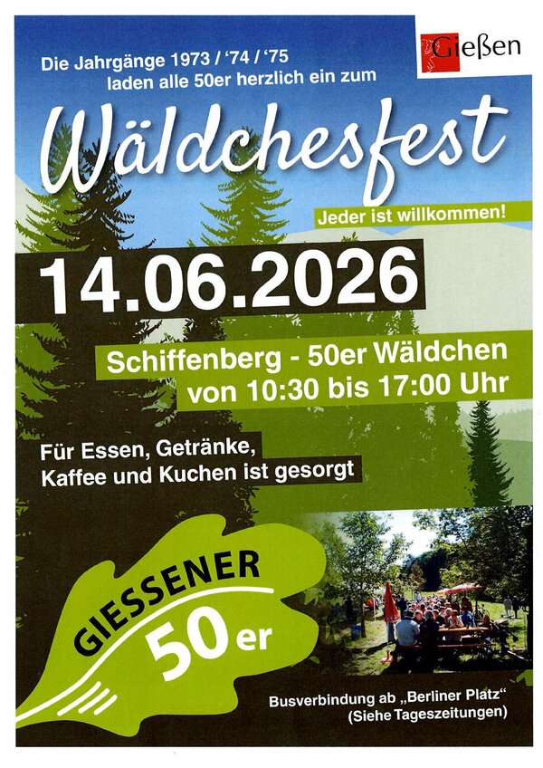 W�ldchesfest 2026 - Plakat