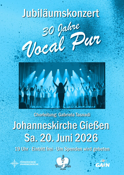 Plakat Jubil�umskonzert Vocal Pur