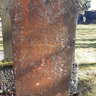 Grabstein Th. Oppenheimer