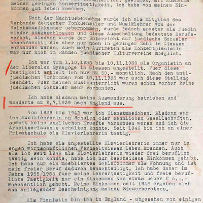 Schilderung der NS-Zeit von Milli Loewenthal - Seite 2