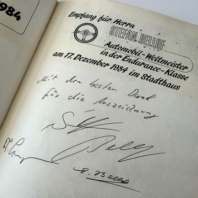 Goldenes Buch - Stefan Bellof