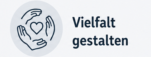 &Uuml;berschrift: Vielfalt gestalten