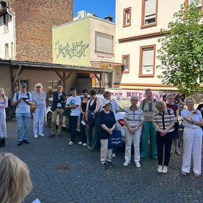 Stolpersteinverlegung Bleichstra�e 30