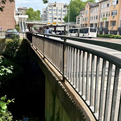 Br�cke �ber die Wieseck in der Frankfurter Stra�e