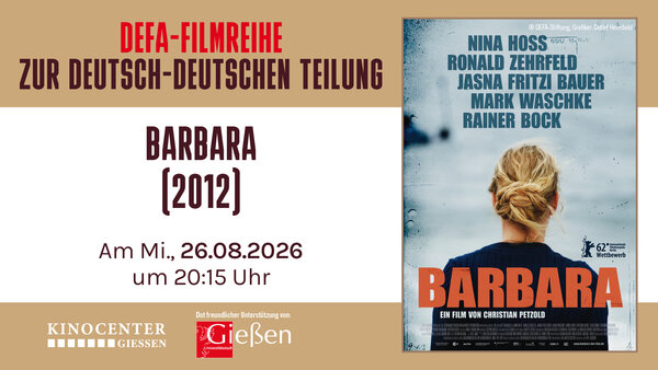 Plakat zum Film Barbara in der DEFA-Filmreihe