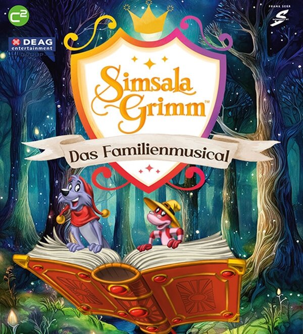 Plakat zur Veranstaltung SimsalaGrimm - Das Musical
