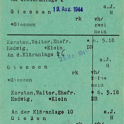 Karte Walter Kersten - Seite 2